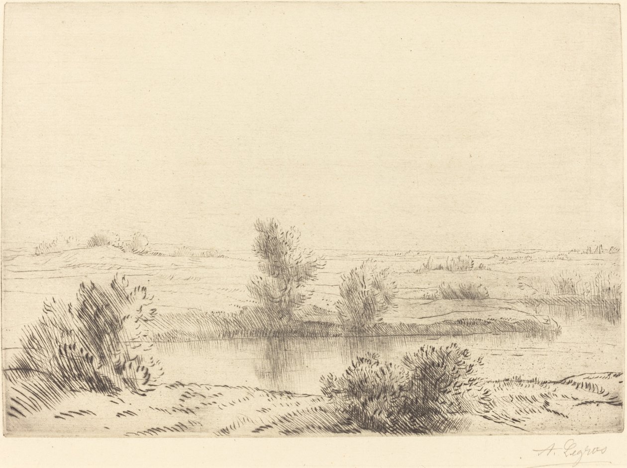 Mocsár alkotó: Alphonse Legros