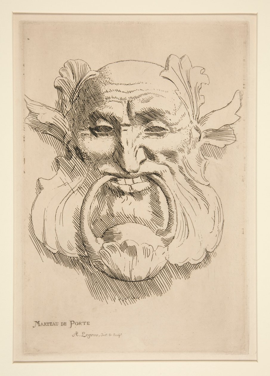 Ajtógomb (ajtókopogtató) alkotó: Alphonse Legros