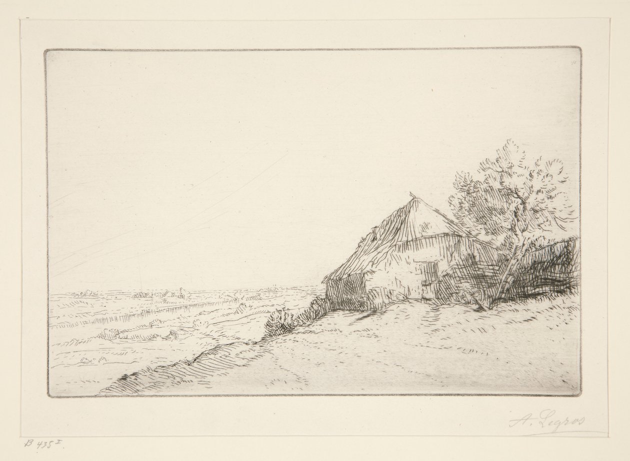 Kunyhó a hegyen alkotó: Alphonse Legros