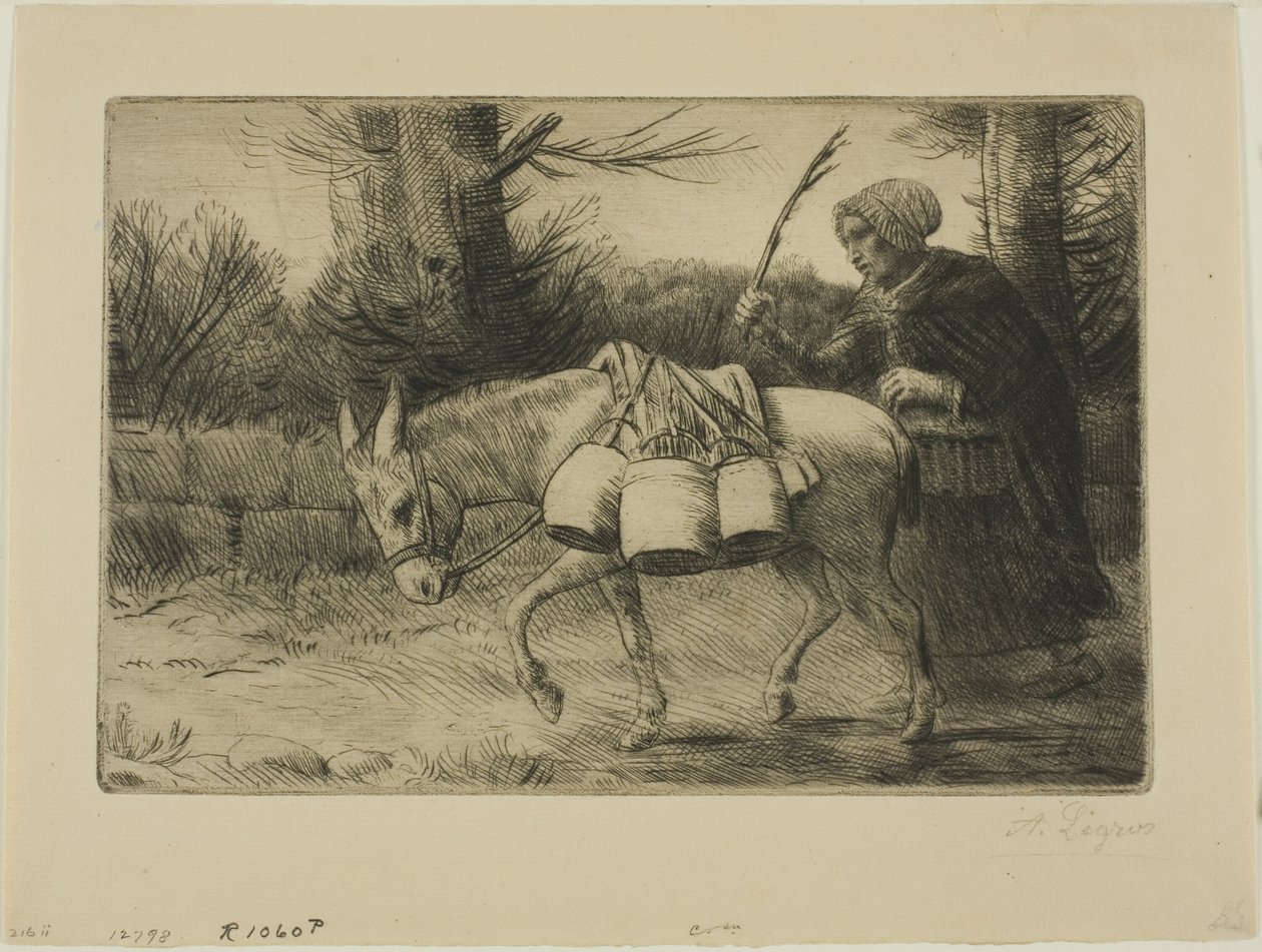 Fejőlány alkotó: Alphonse Legros