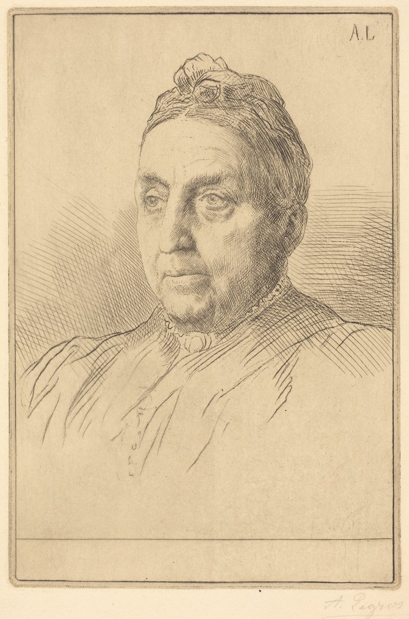 Kemp asszony, negyedik tányér alkotó: Alphonse Legros