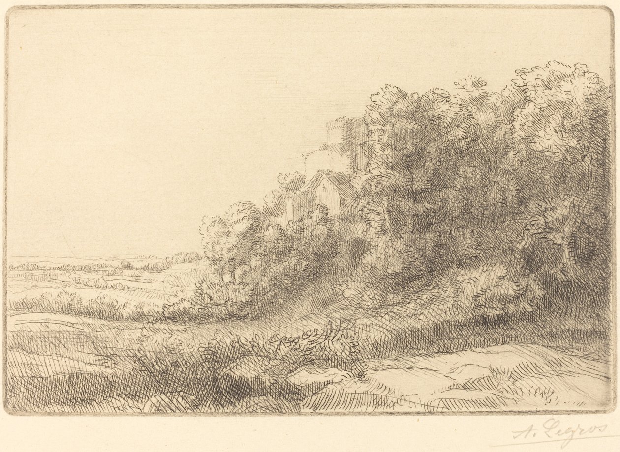 Régi kastély alkotó: Alphonse Legros