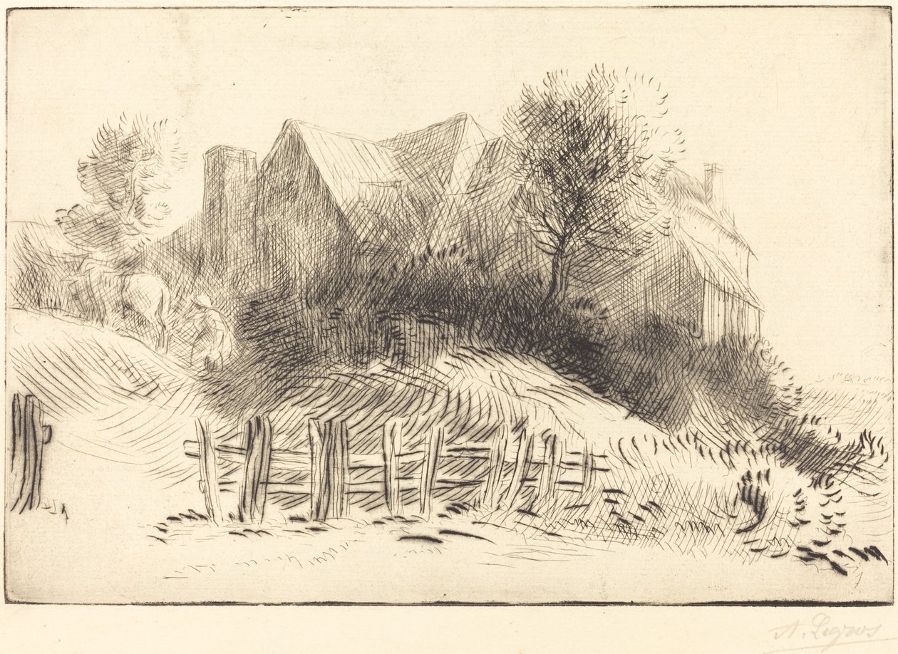Old Inn alkotó: Alphonse Legros