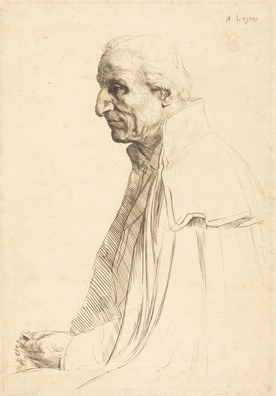 Idős spanyol férfi alkotó: Alphonse Legros