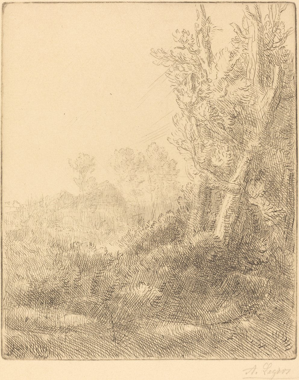 Régi falu alkotó: Alphonse Legros