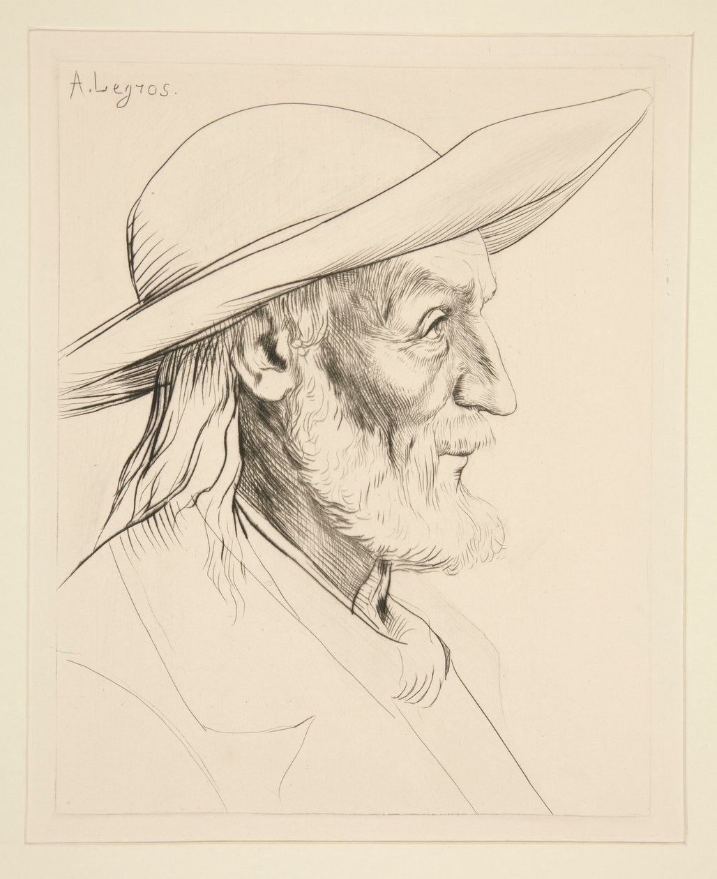 breton paraszt alkotó: Alphonse Legros