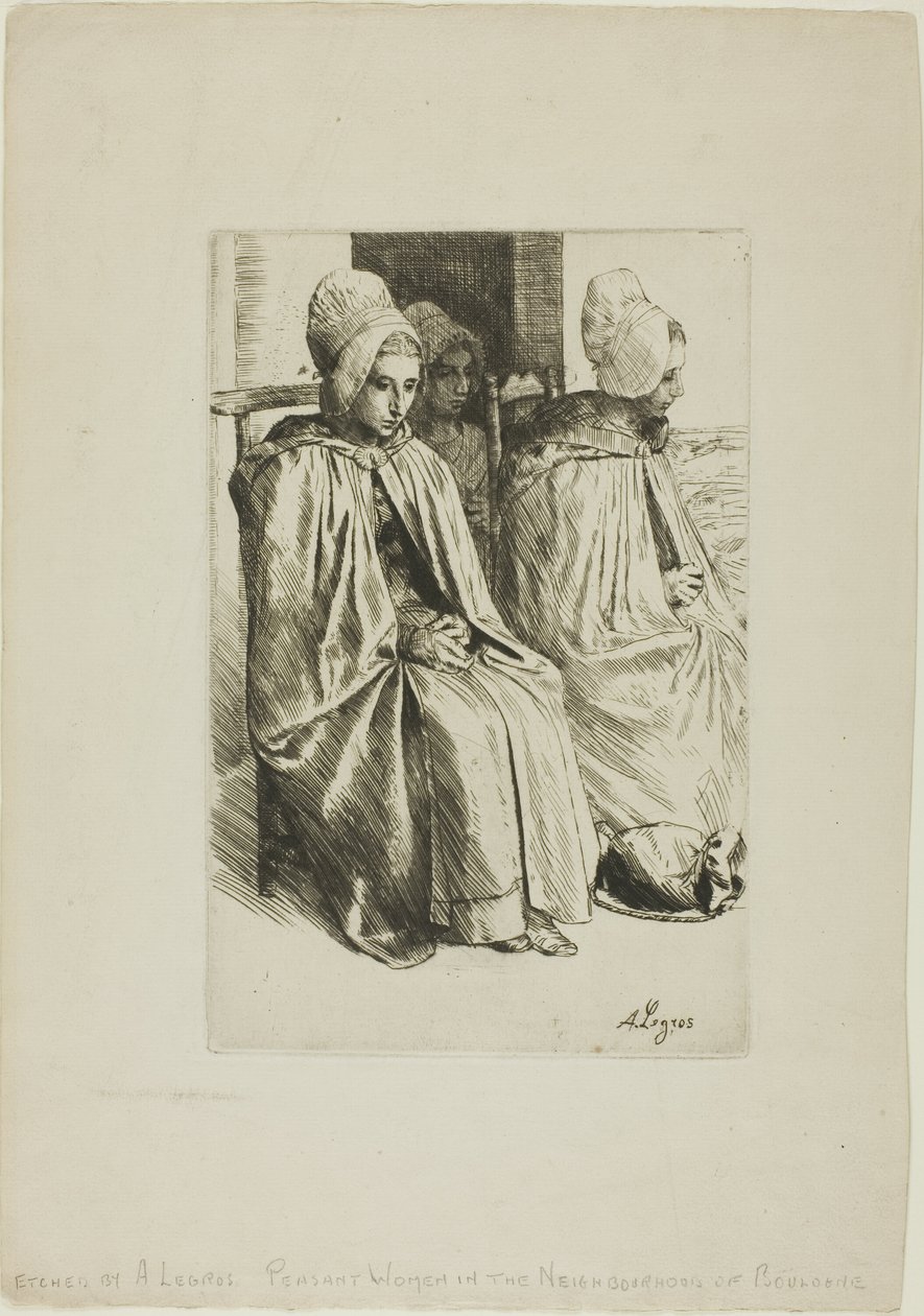 Parasztasszonyok Boulogne mellől alkotó: Alphonse Legros