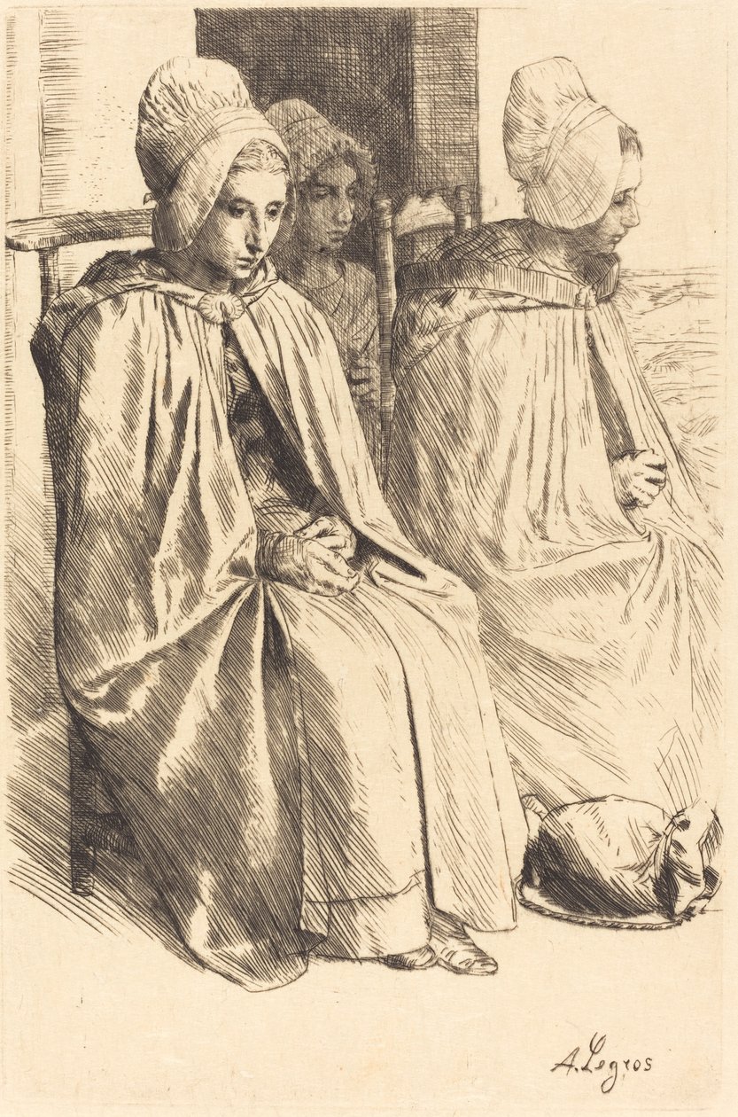 Boulogne-i parasztasszonyok alkotó: Alphonse Legros