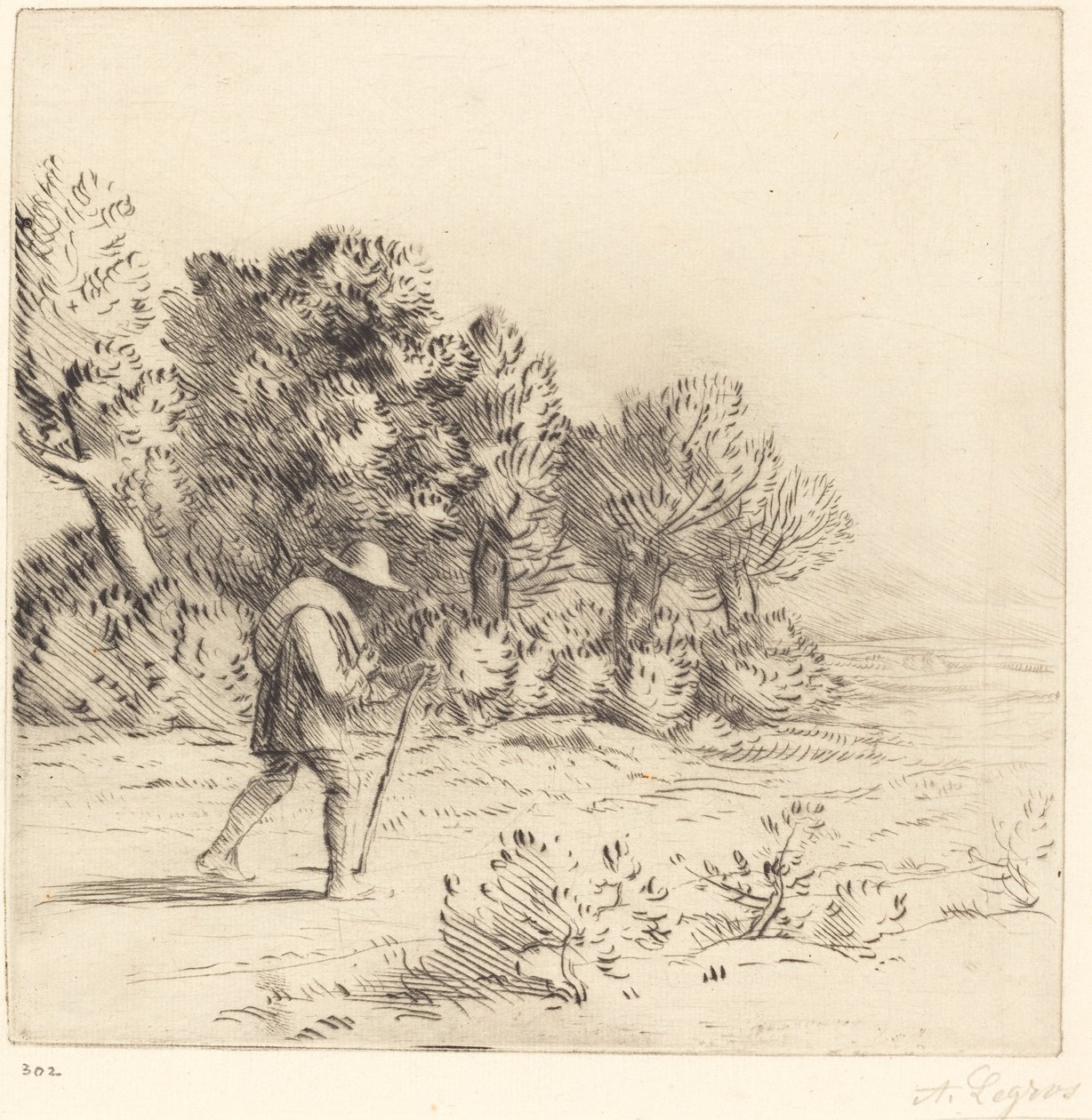 Peddler (Az árus) alkotó: Alphonse Legros