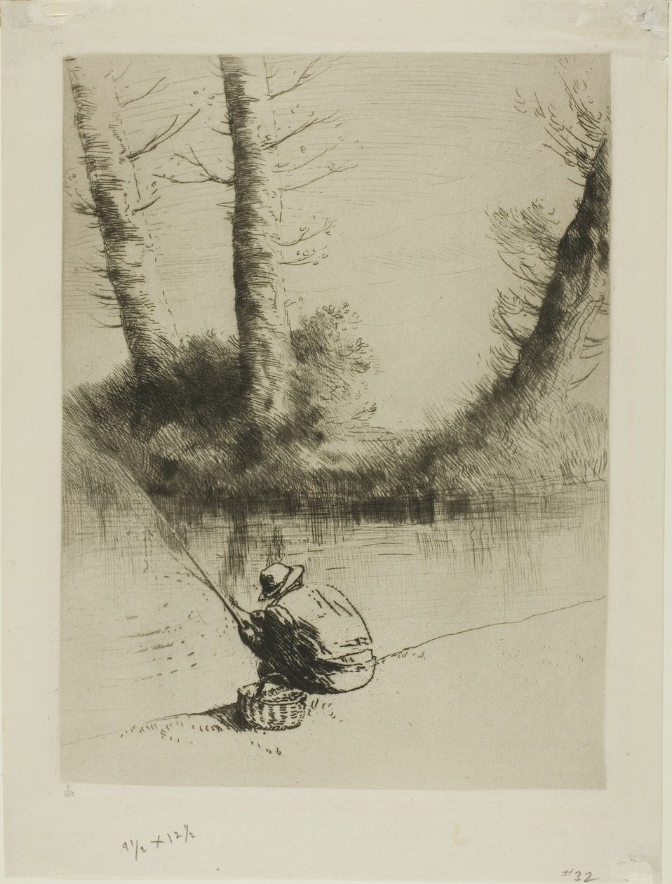 Rúdhalász alkotó: Alphonse Legros