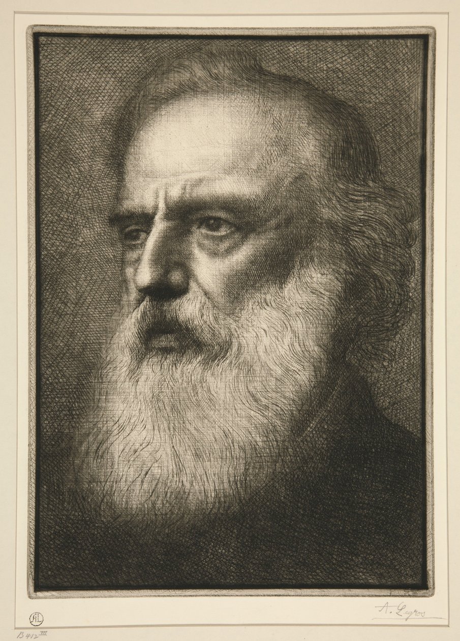 A művész portréja (Portrait of the Artist) alkotó: Alphonse Legros