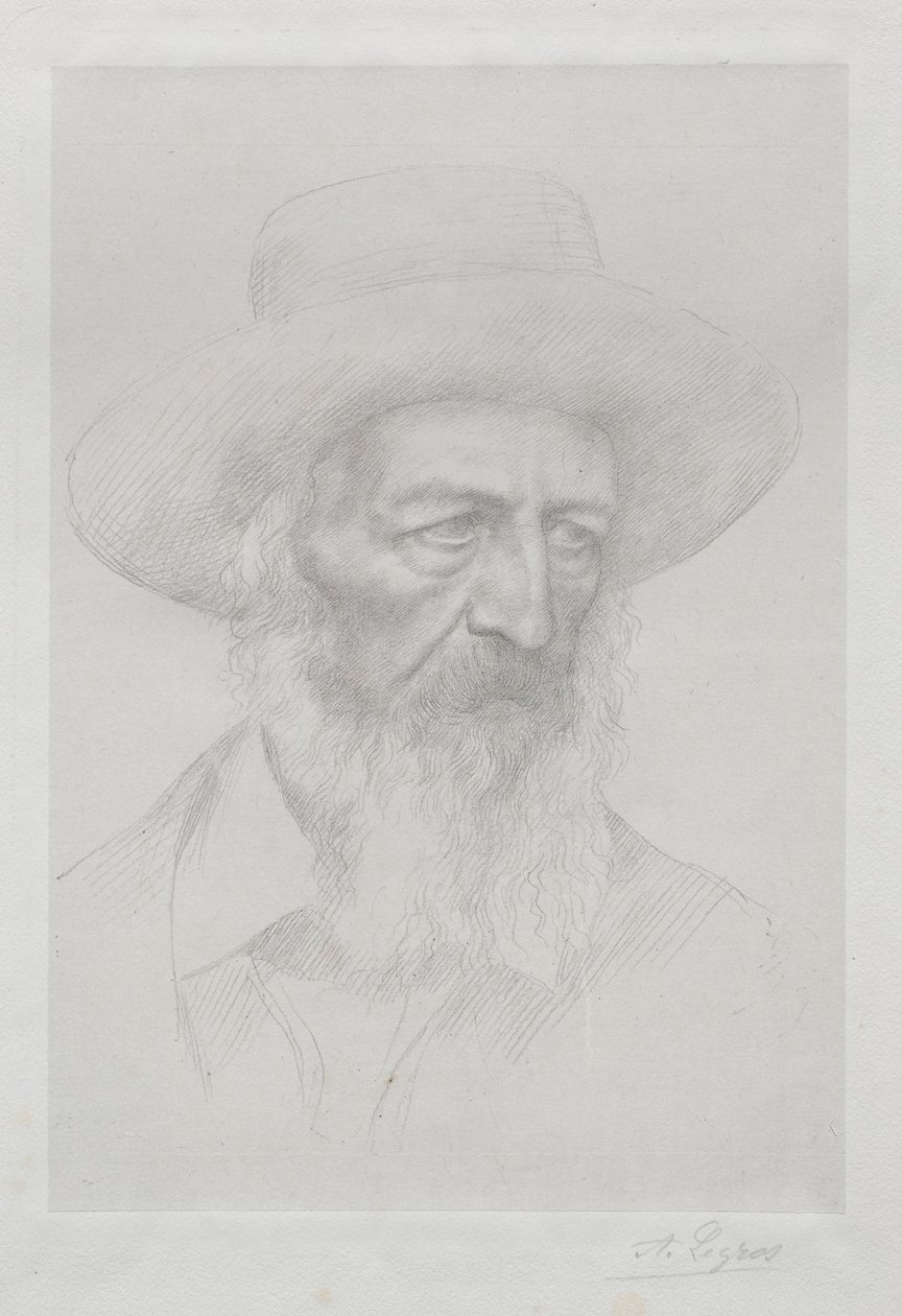 Alfred Lord Tennyson portréja alkotó: Alphonse Legros