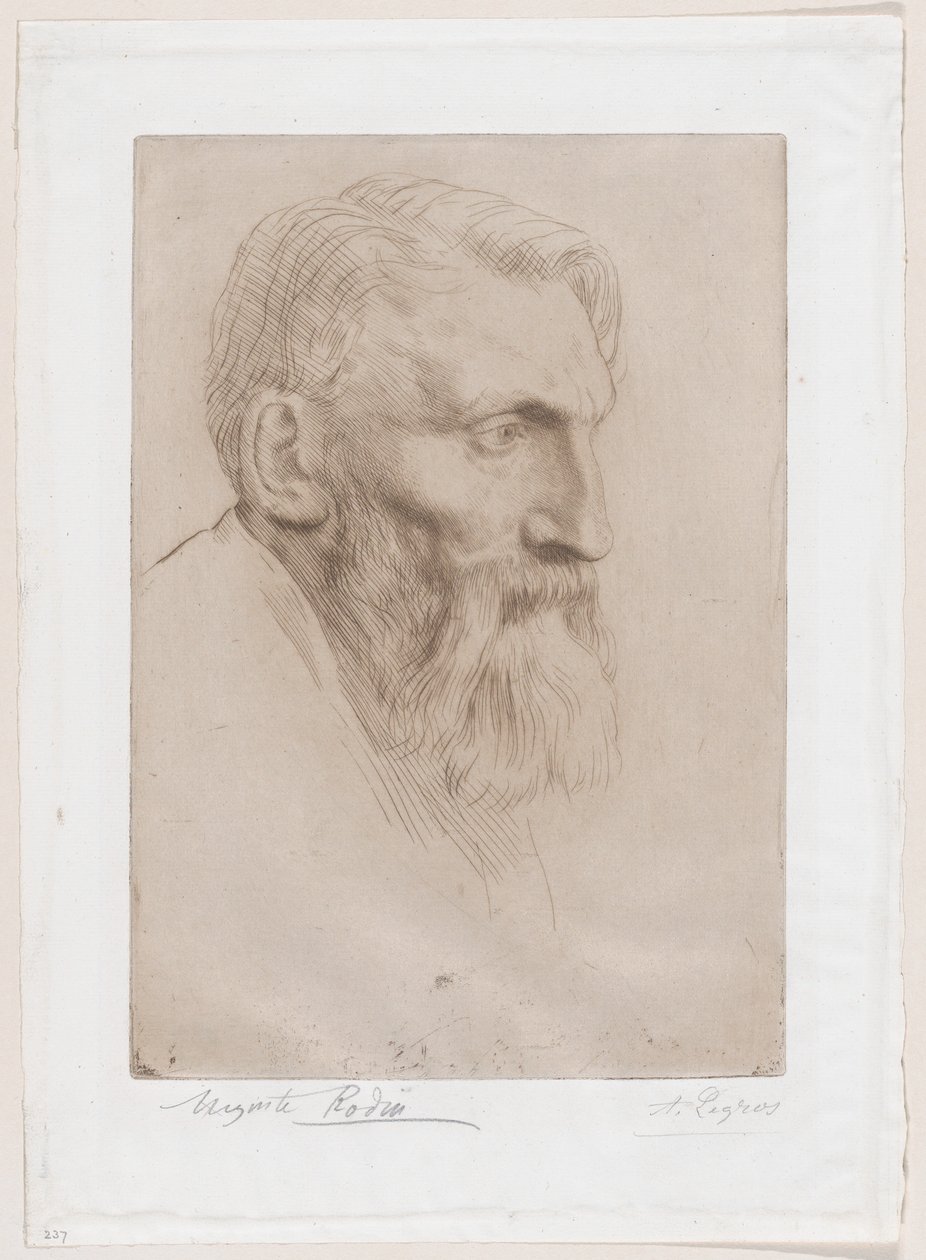Auguste Rodin portréja alkotó: Alphonse Legros