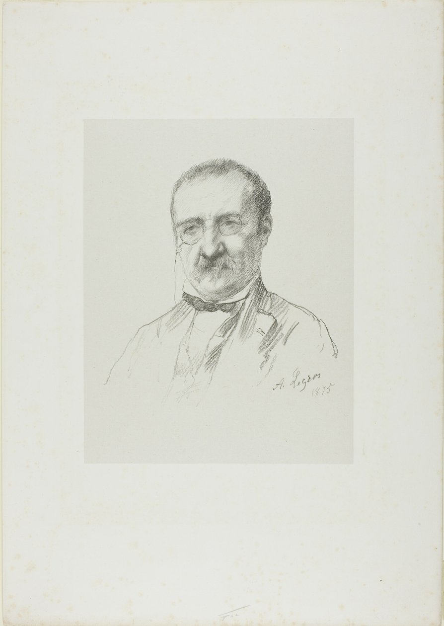 Champfleury portréja alkotó: Alphonse Legros