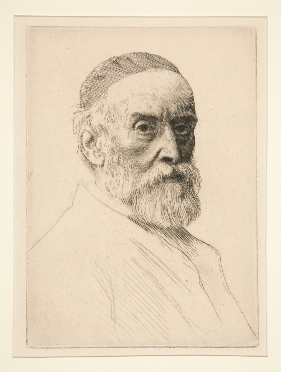 G.F. Watts (R.A.) portréja alkotó: Alphonse Legros