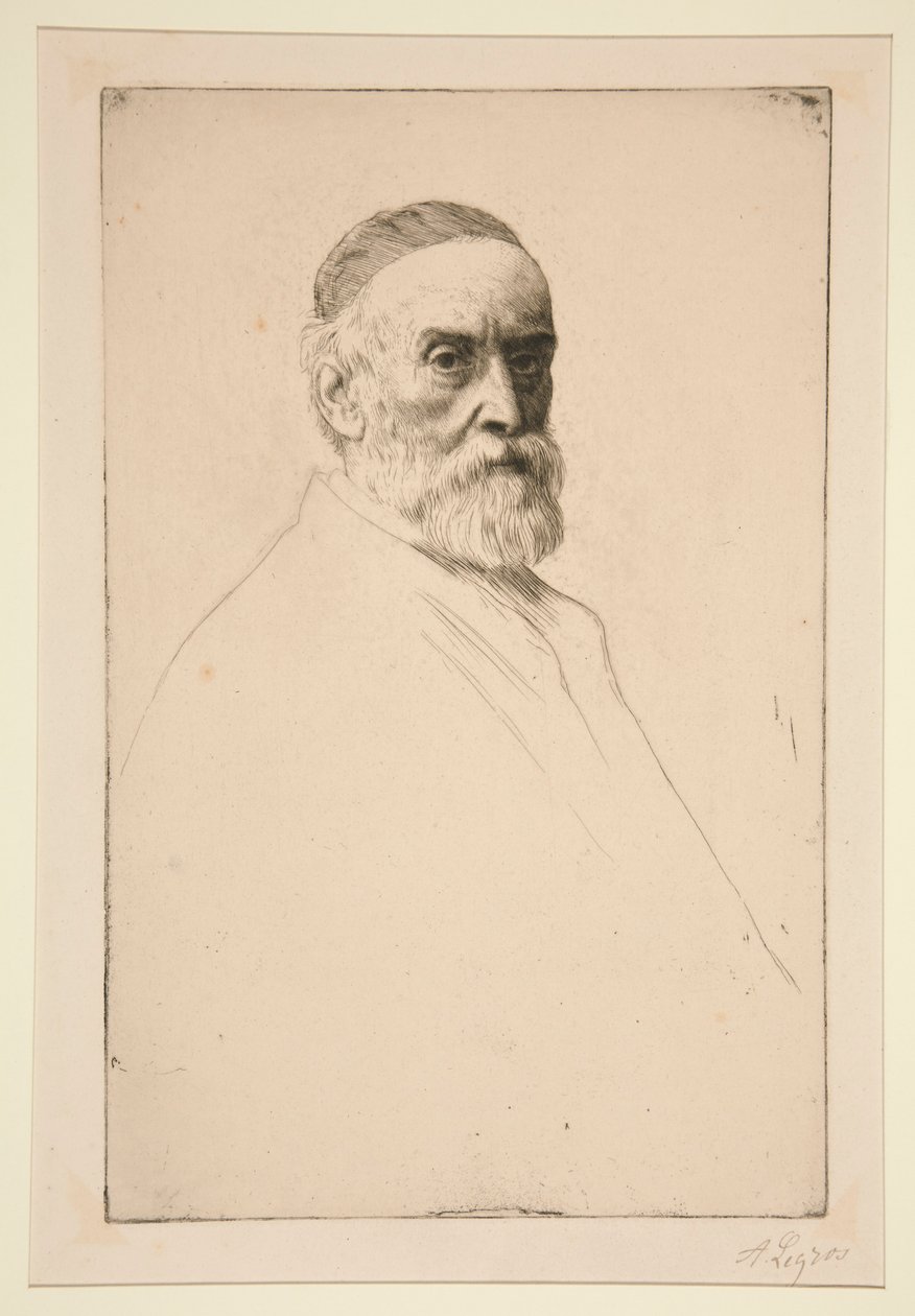 Portré G.F. Watts, R.A. alkotó: Alphonse Legros