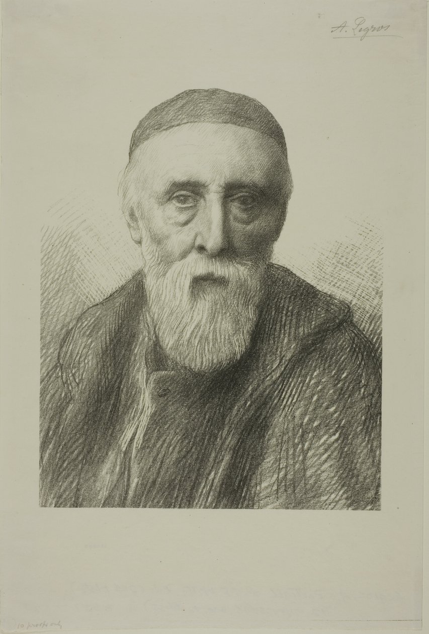 G. F. Watts, R. A. portréja, második lemez alkotó: Alphonse Legros
