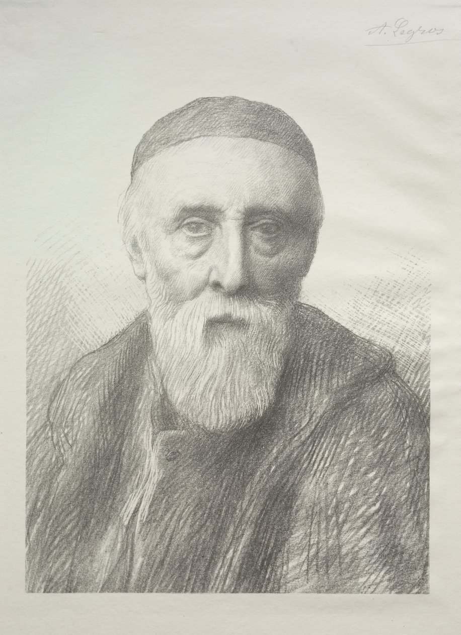 George Frederic Watts portréja (2. tábla) alkotó: Alphonse Legros
