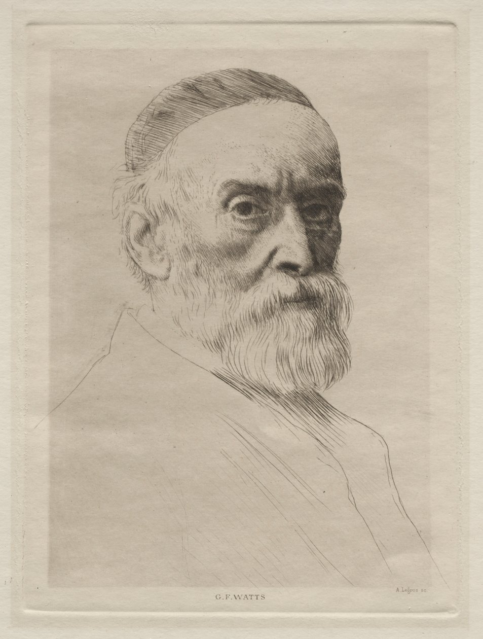 George Frederic Watts portréja alkotó: Alphonse Legros