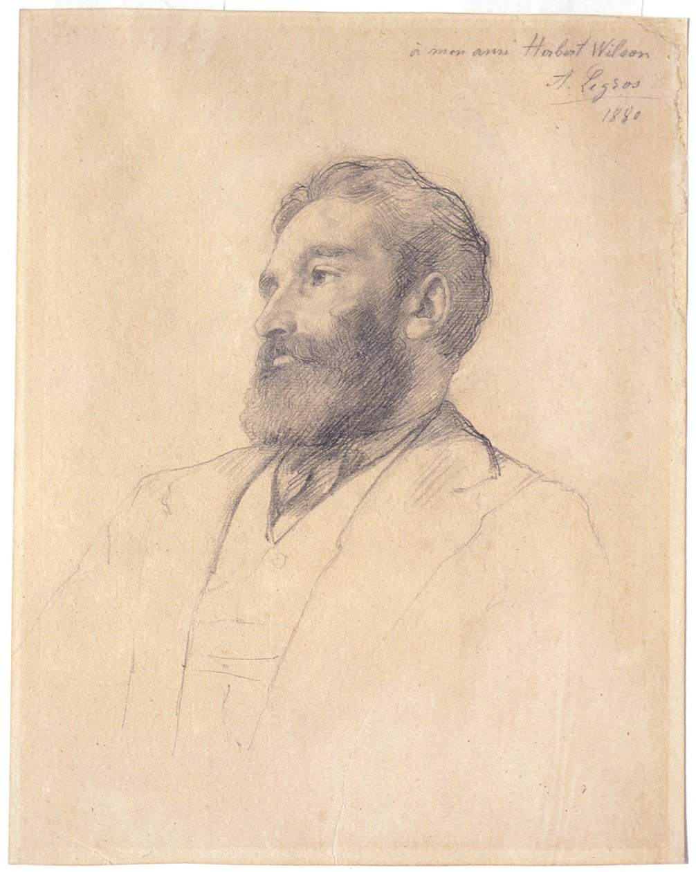 Herbert Wilson portréja alkotó: Alphonse Legros