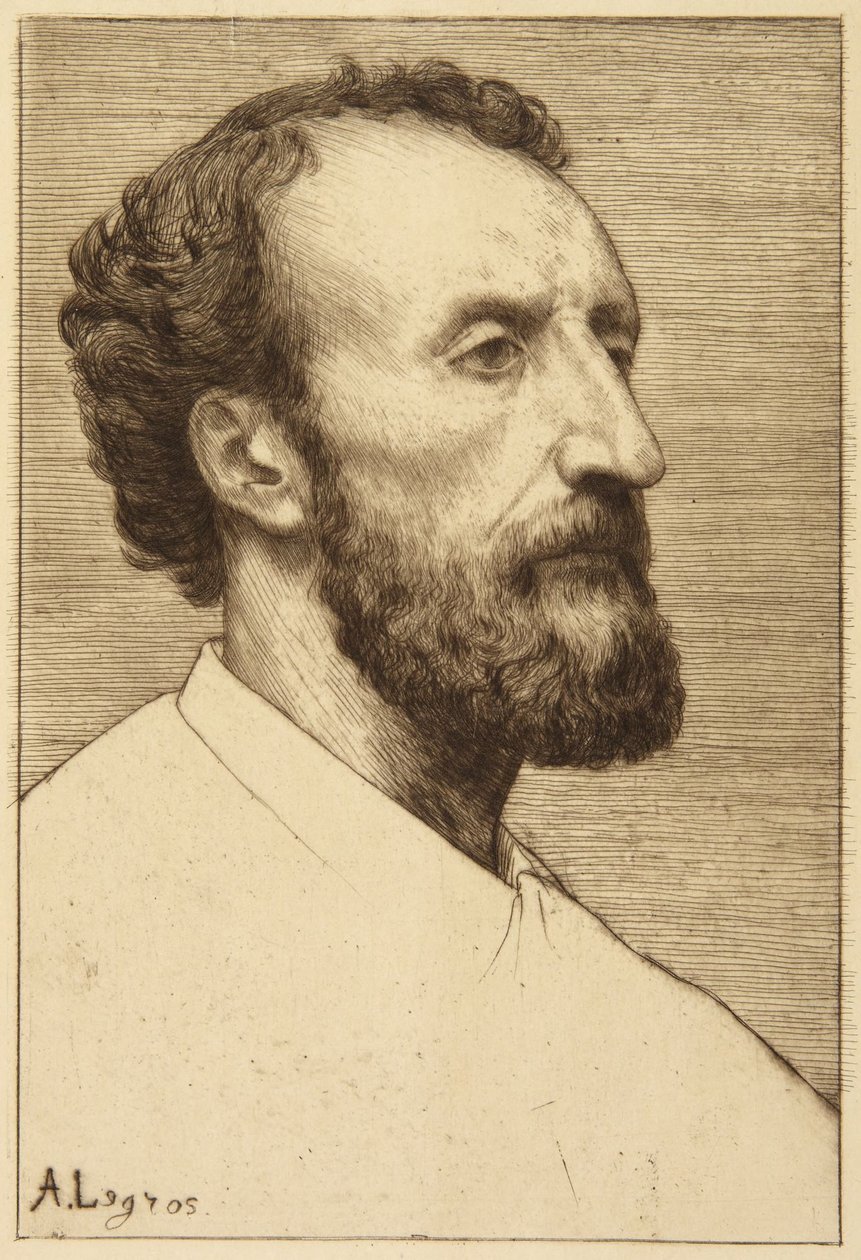 J. Dalou portréja alkotó: Alphonse Legros