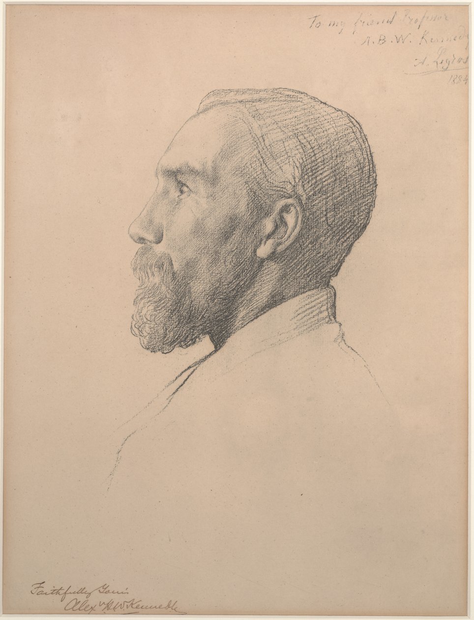 Alexander Kennedy professzor portréja alkotó: Alphonse Legros