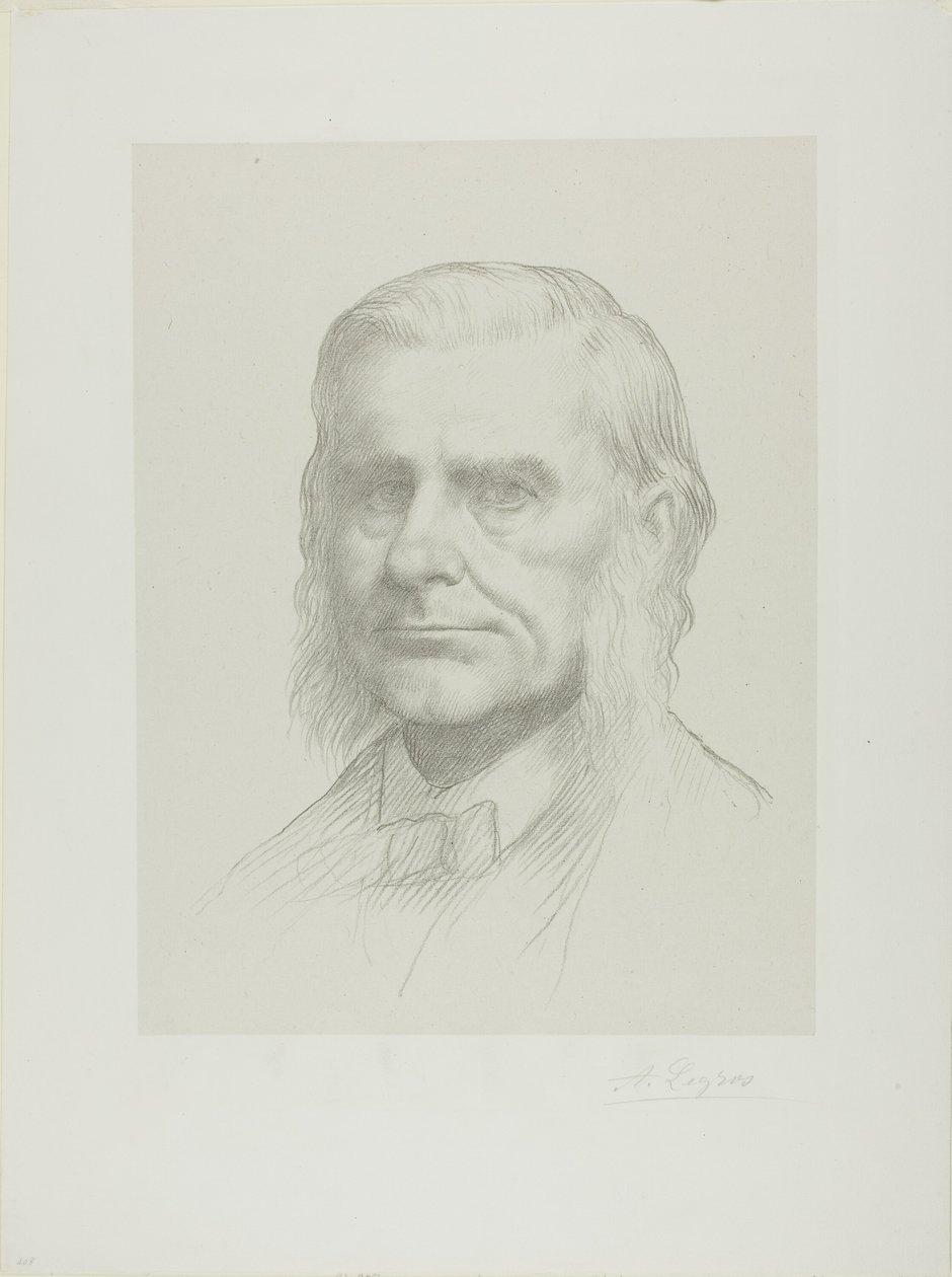 Huxley professzor portréja alkotó: Alphonse Legros