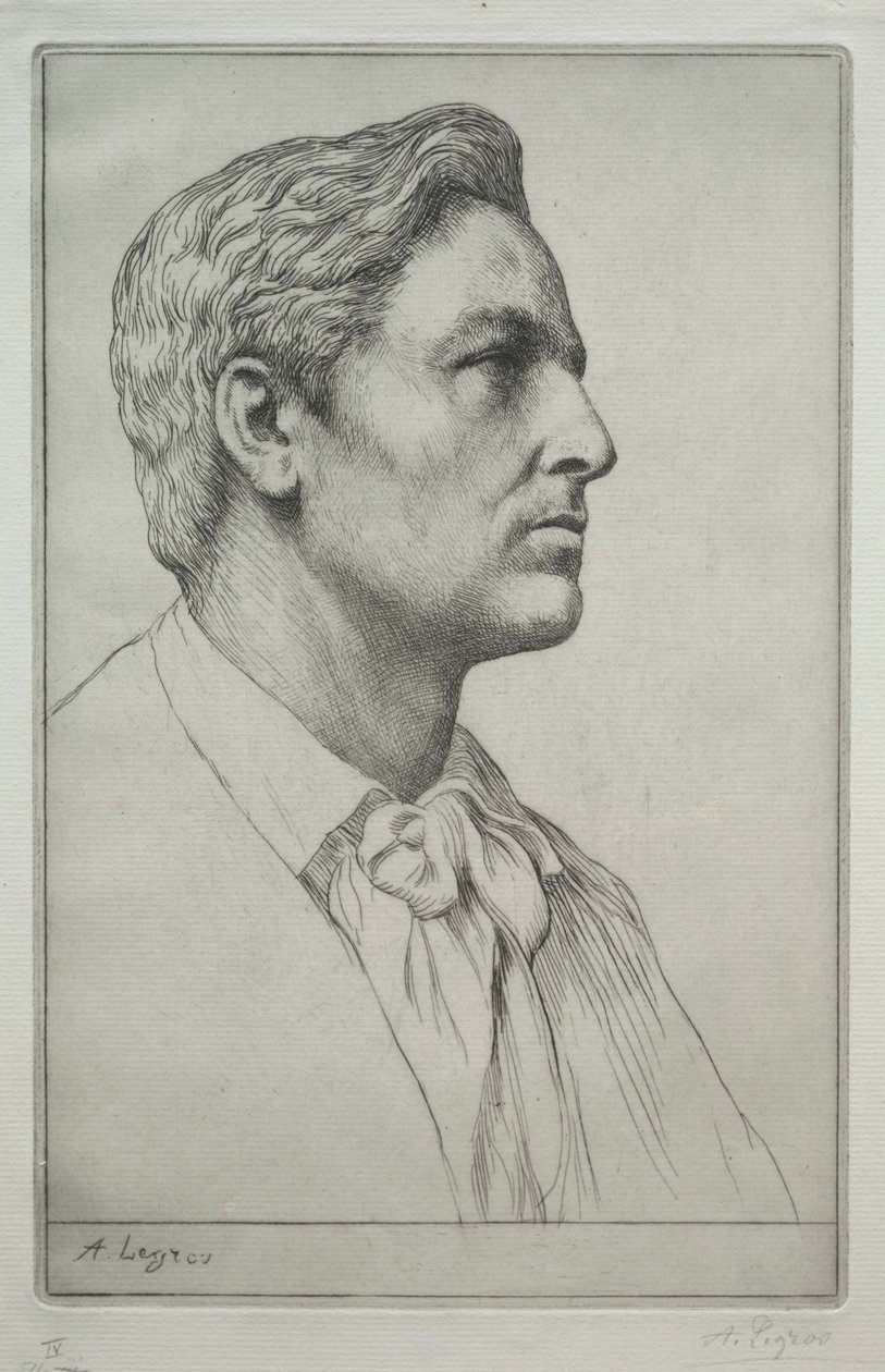Sir Charles Holroyd portréja alkotó: Alphonse Legros
