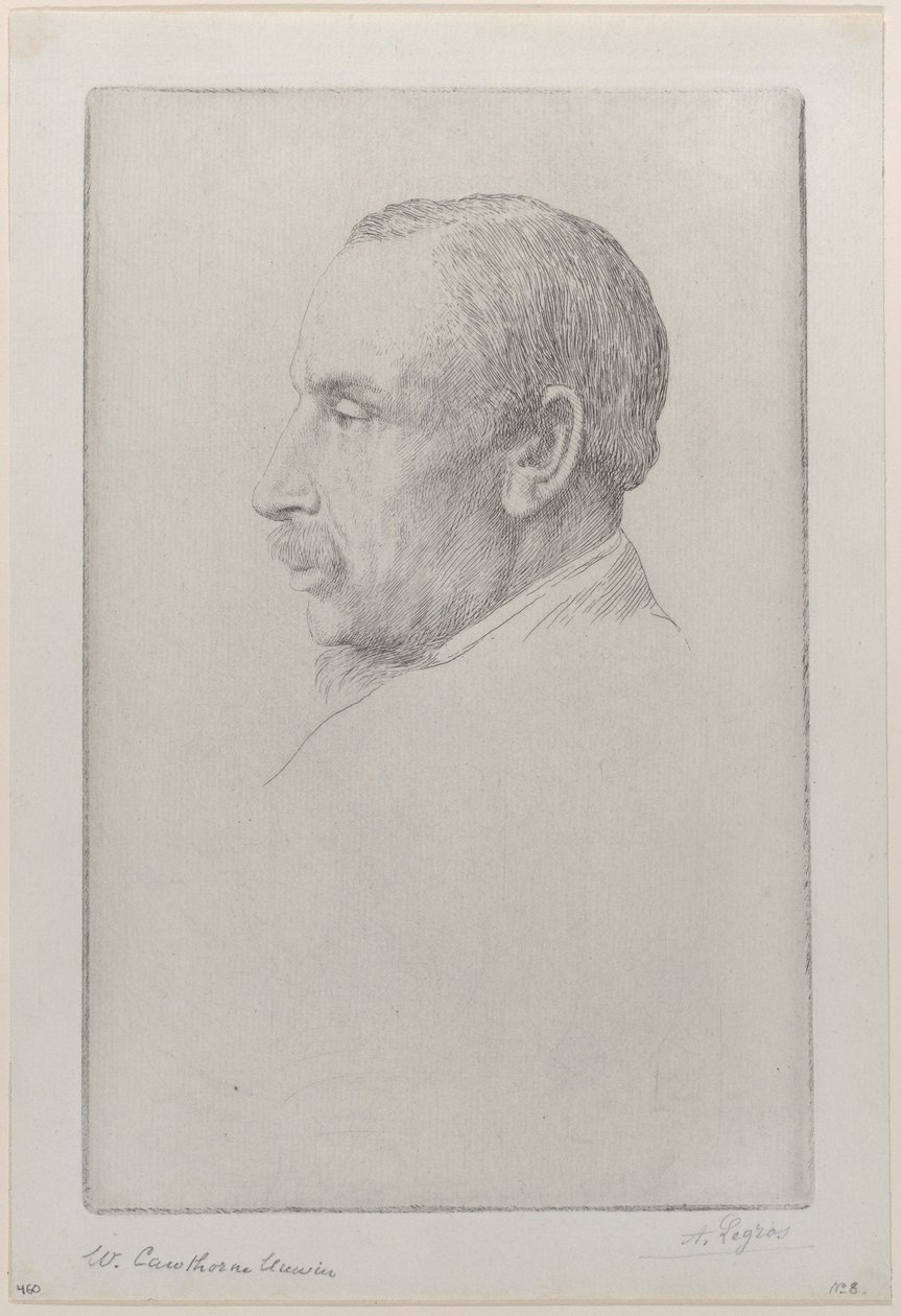 William Cawthorne Unwin portréja, 1892. alkotó: Alphonse Legros