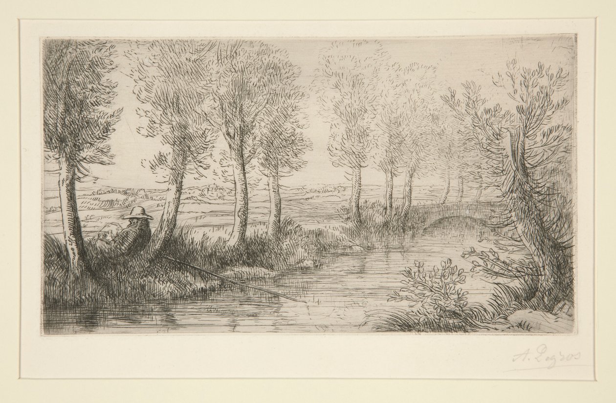 Pres du moulin (A malom közelében) alkotó: Alphonse Legros