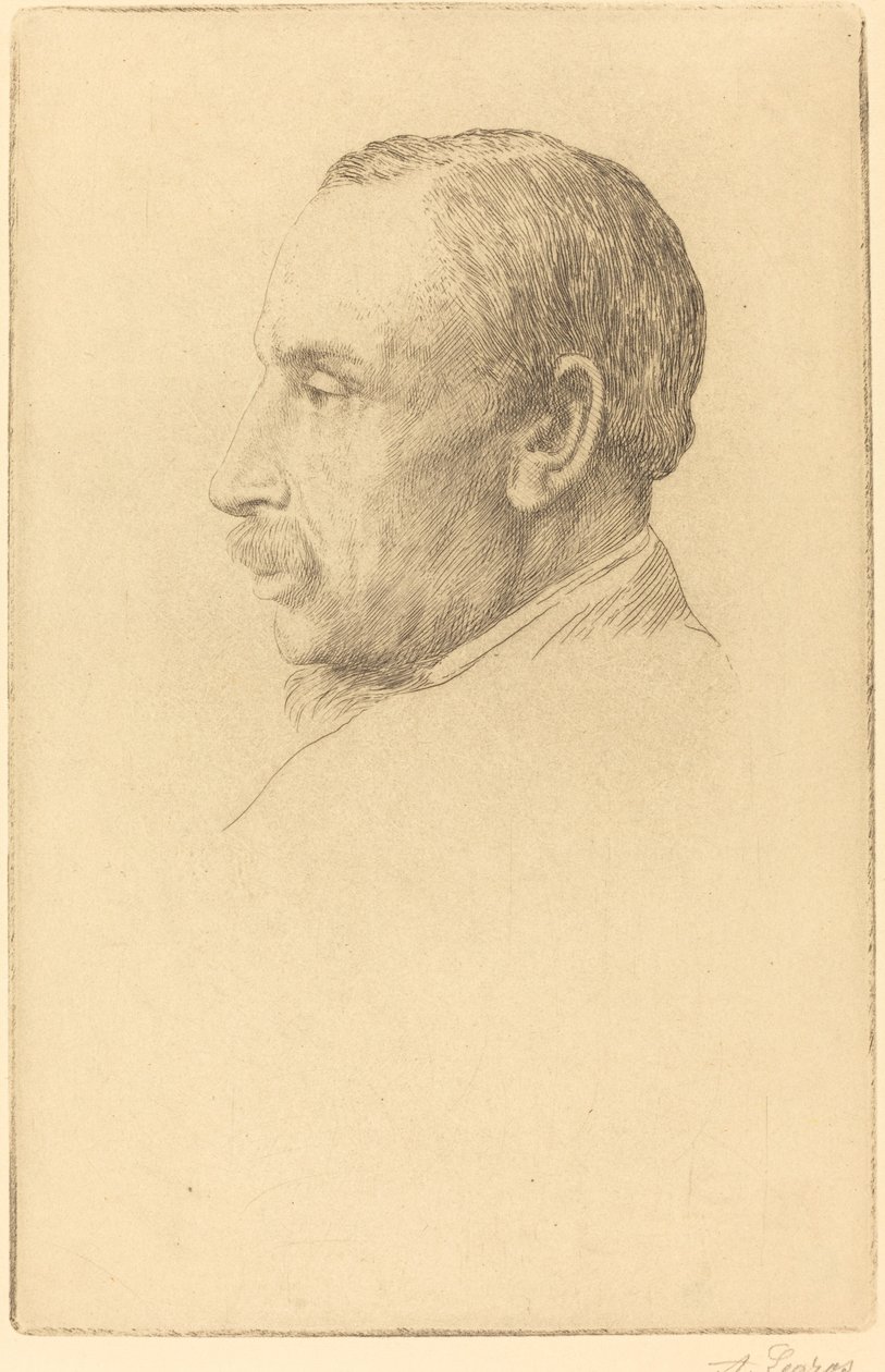 W. Cawthorne Unwin professzor. alkotó: Alphonse Legros