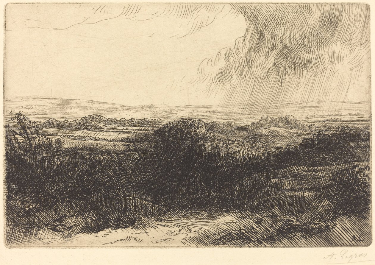 Kilátás A nézőpont. alkotó: Alphonse Legros