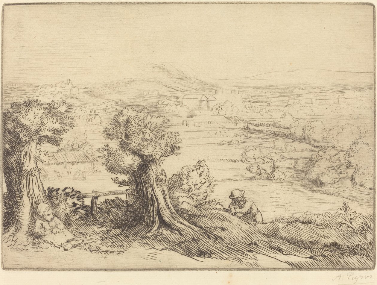 Emlékezés egy burgundi völgyre alkotó: Alphonse Legros