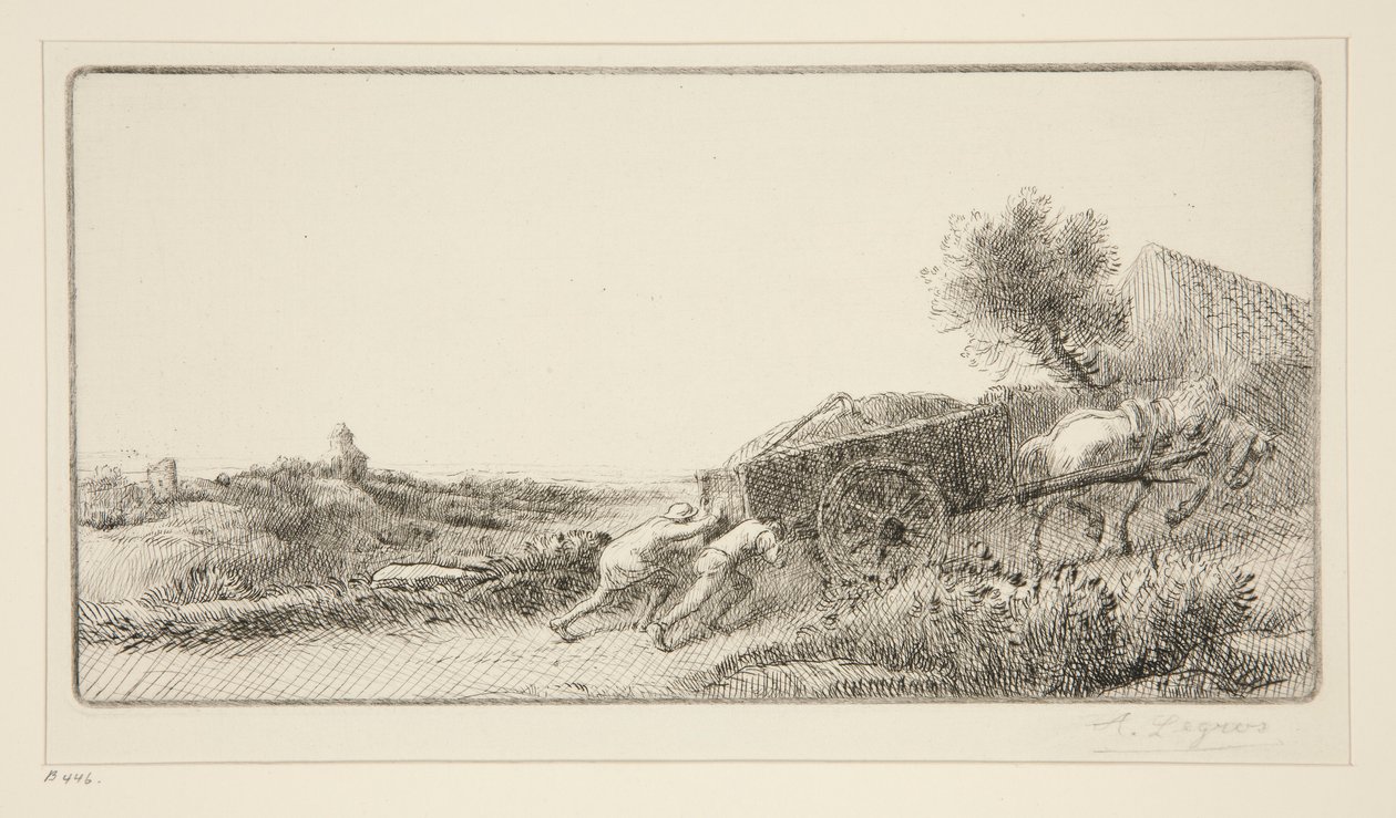 Behozzuk a szénát alkotó: Alphonse Legros