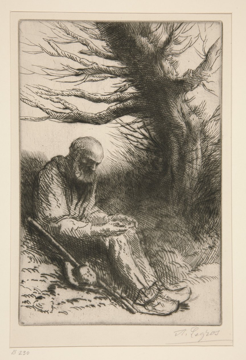 Az utazó pihenője alkotó: Alphonse Legros