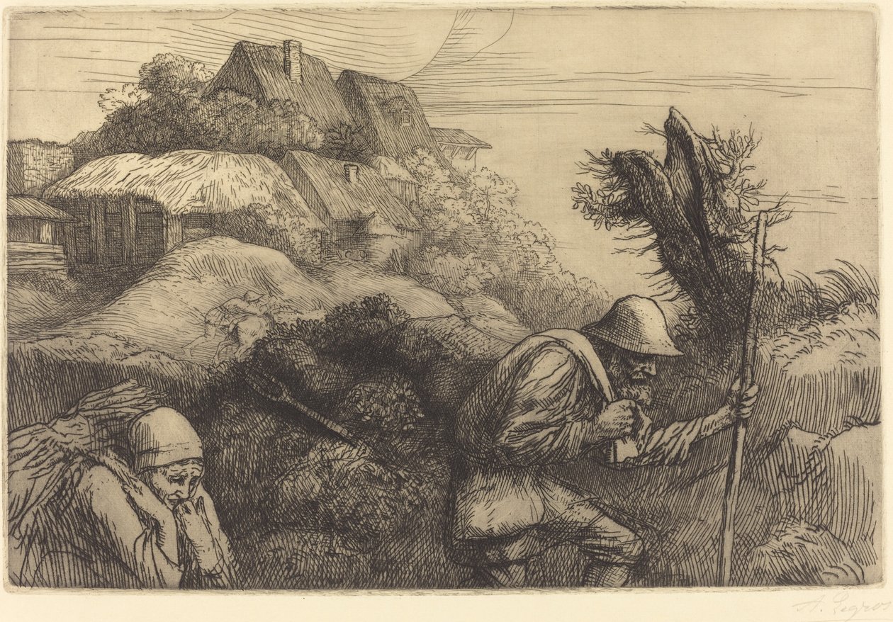 Visszatérés az erdőből A fa visszatérése. alkotó: Alphonse Legros
