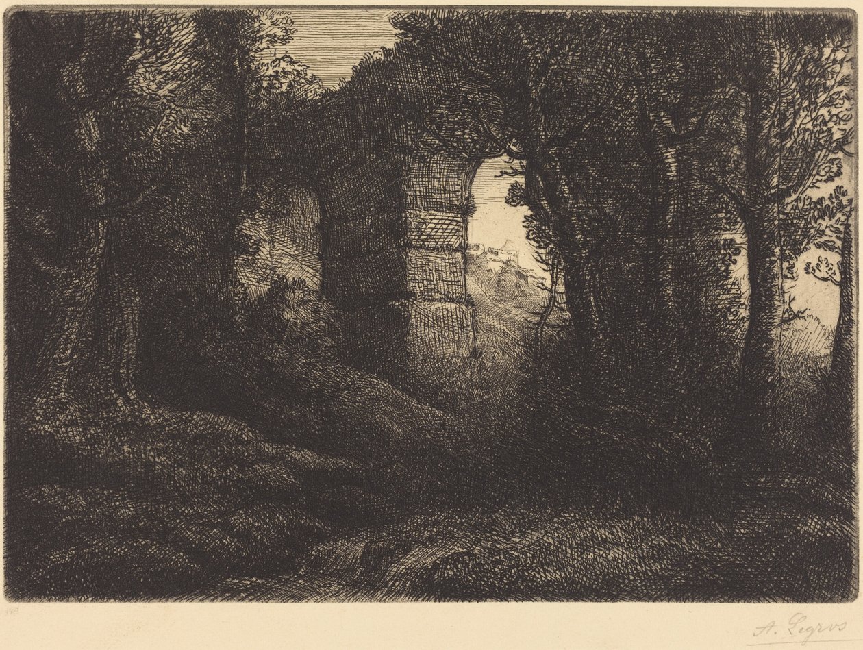 Egy ősi vízvezeték romjai (Ruine d
