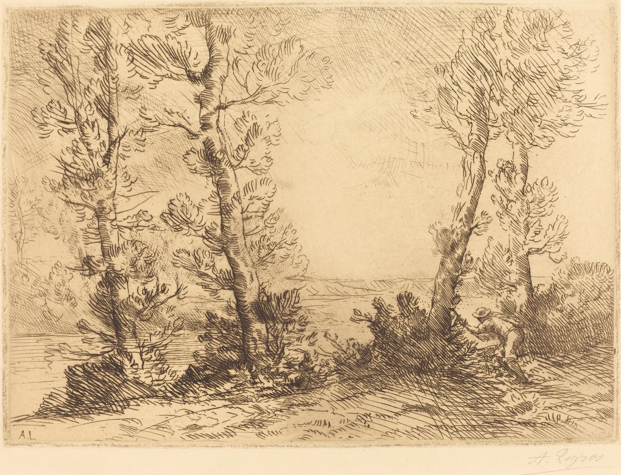 Lazachalász alkotó: Alphonse Legros