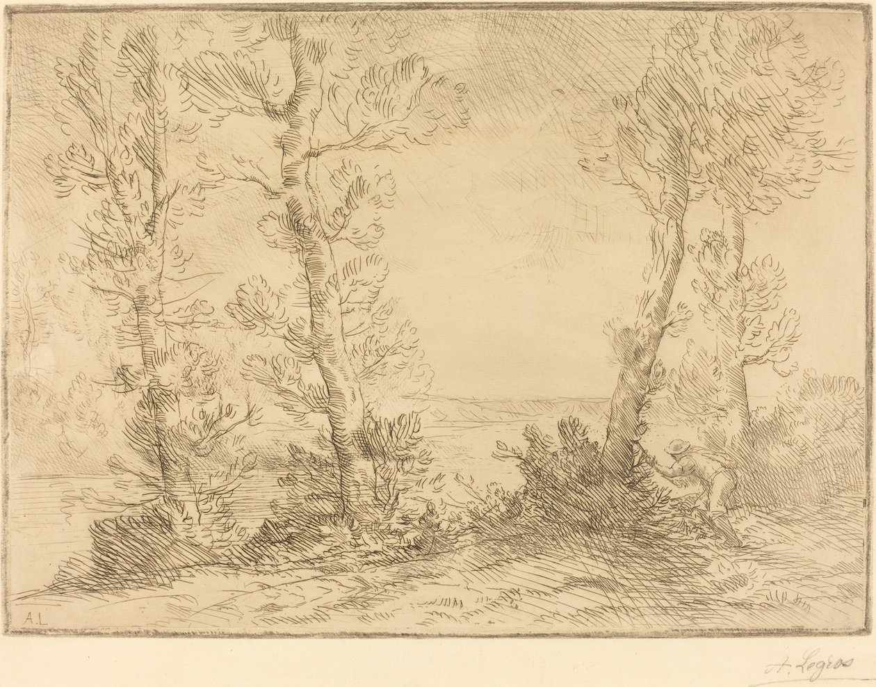 Lazachalász alkotó: Alphonse Legros