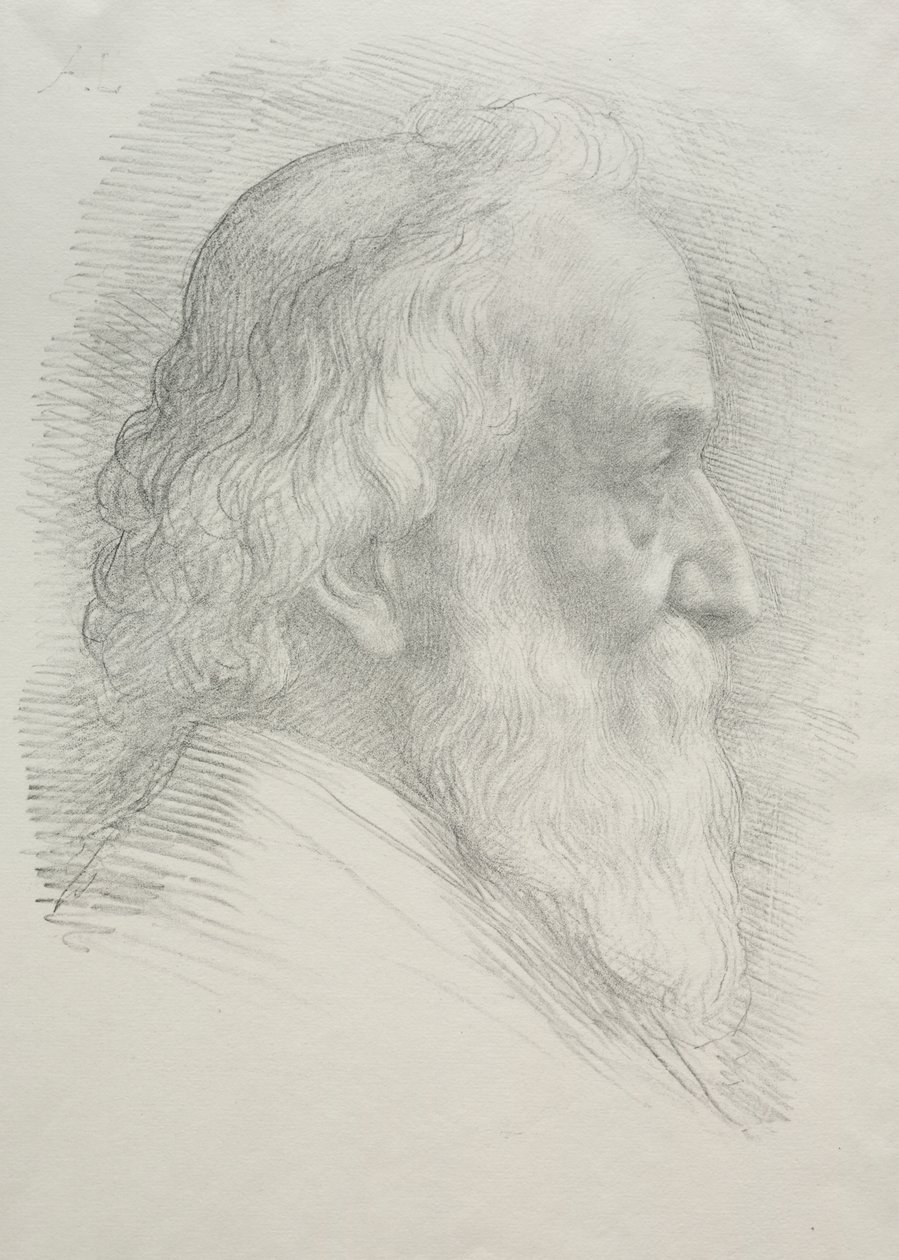 Önarckép (10. tábla) alkotó: Alphonse Legros