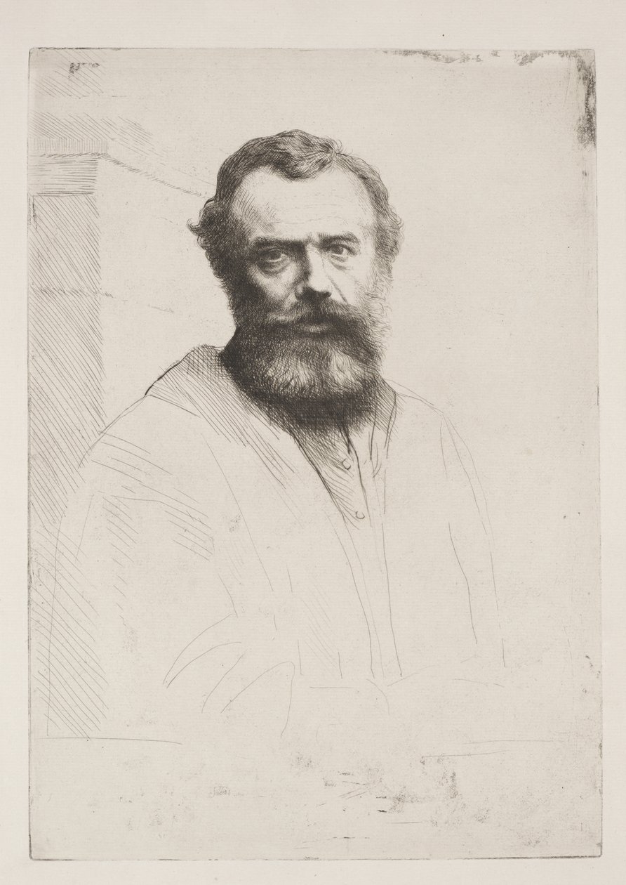 Önarckép (harmadik tábla) alkotó: Alphonse Legros