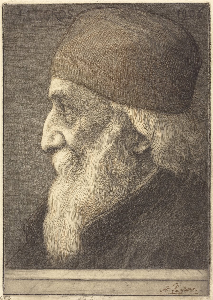 Önarckép, 13. tábla alkotó: Alphonse Legros