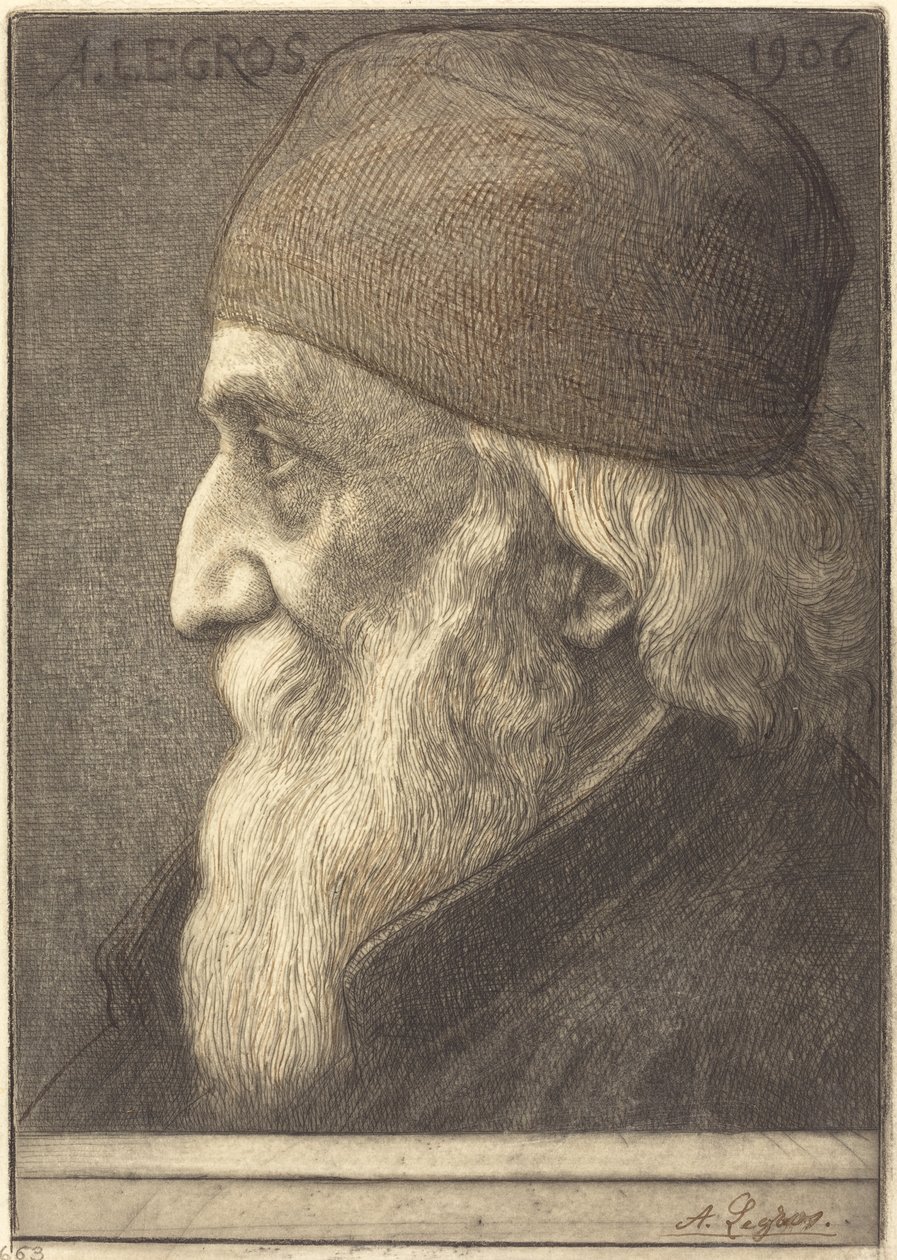Önarckép, 13. tábla, 1906. alkotó: Alphonse Legros