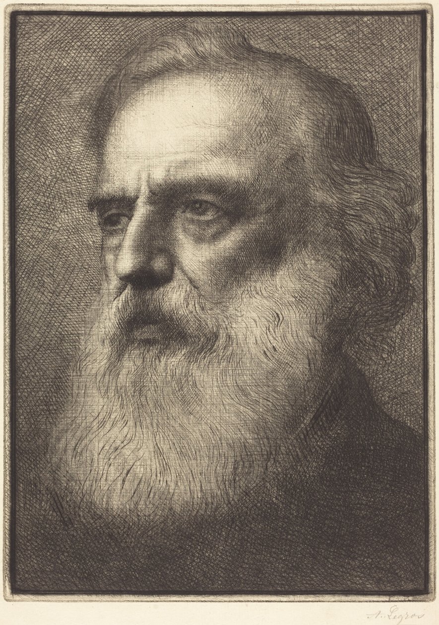 Önarckép, 4. lemez alkotó: Alphonse Legros