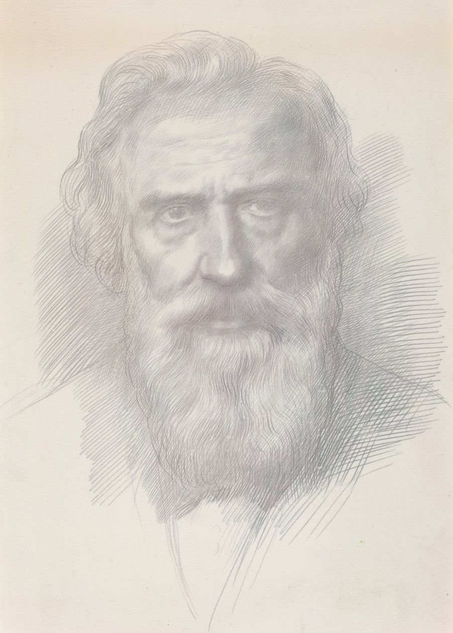 Önarckép, c. 1895. alkotó: Alphonse Legros