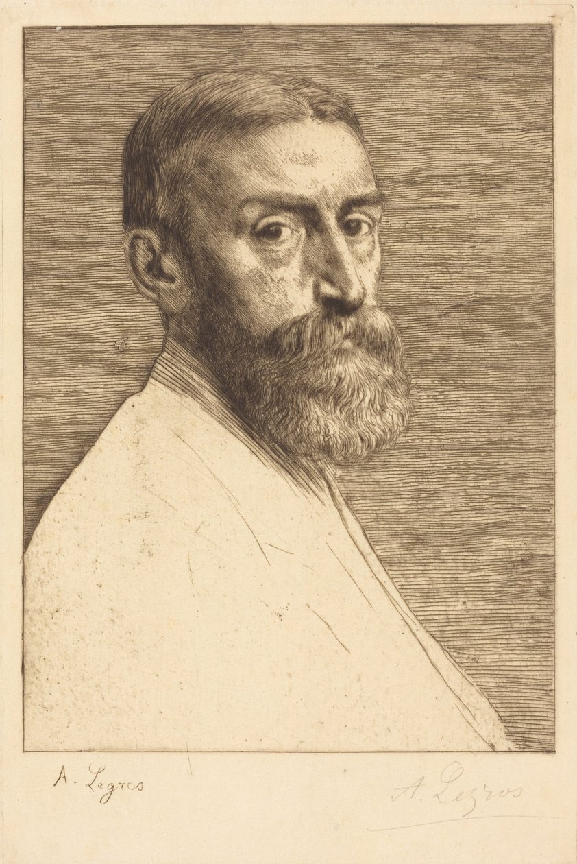Sir E.J. Poynter, a P.R.A. tagja alkotó: Alphonse Legros