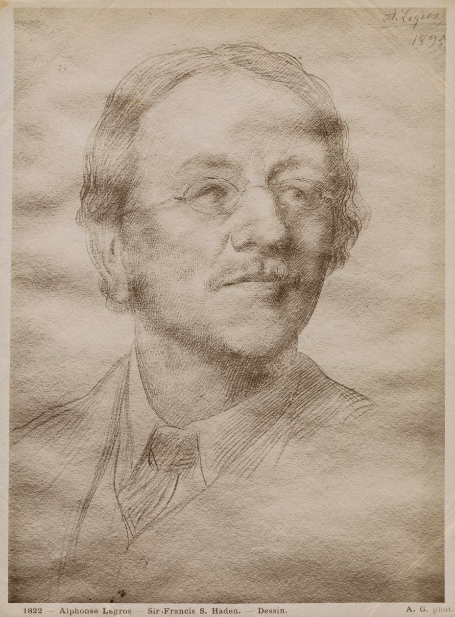 Sir Francis Seymour Haden Junior, 1895 (aranypont papíron) (lásd még: 414598) alkotó: Alphonse Legros
