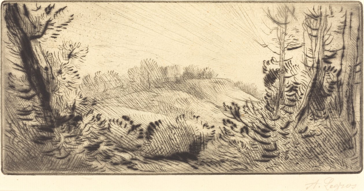 Kis domb (Le coteau) alkotó: Alphonse Legros
