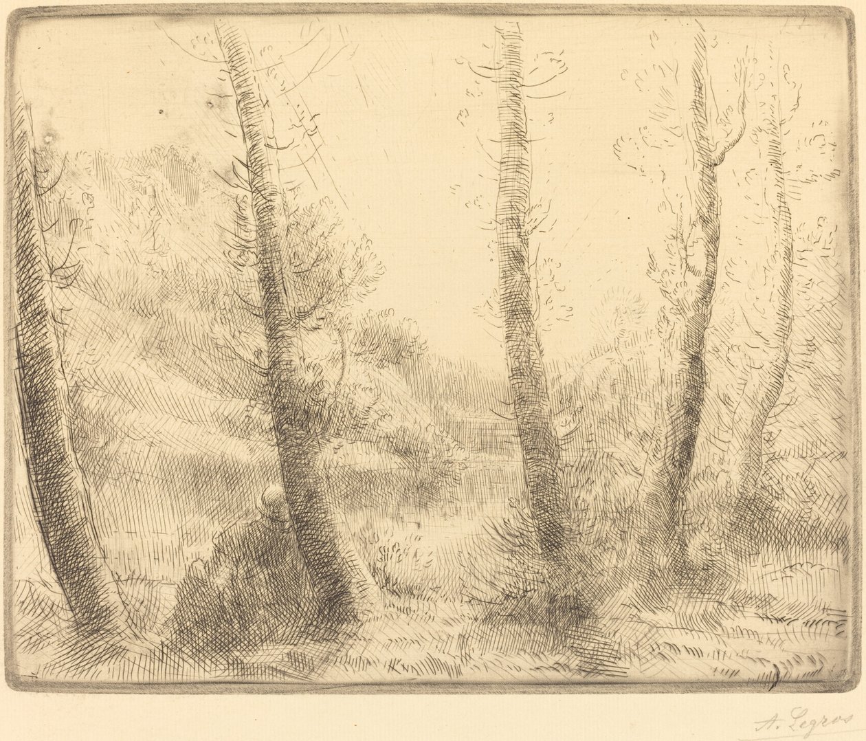 Kis tó alkotó: Alphonse Legros