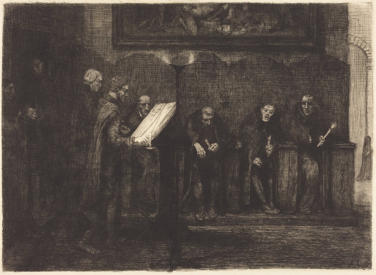 Spanish Singers (A spanyol énekesek) alkotó: Alphonse Legros